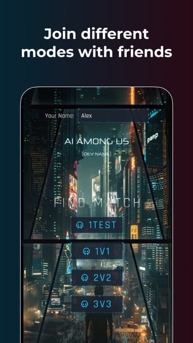 Cyber Imposter gameplay from the existing App Store media